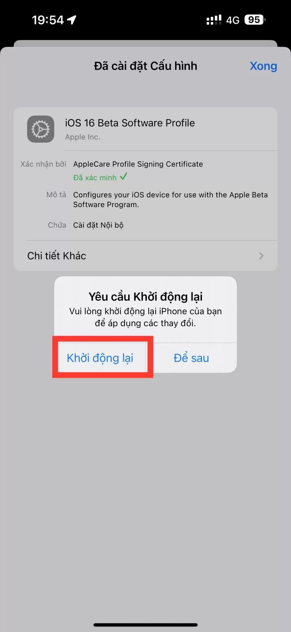 cách cài đặt ios 16 beta profile