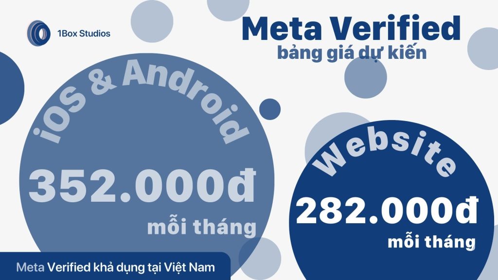 bảng giá meta verified