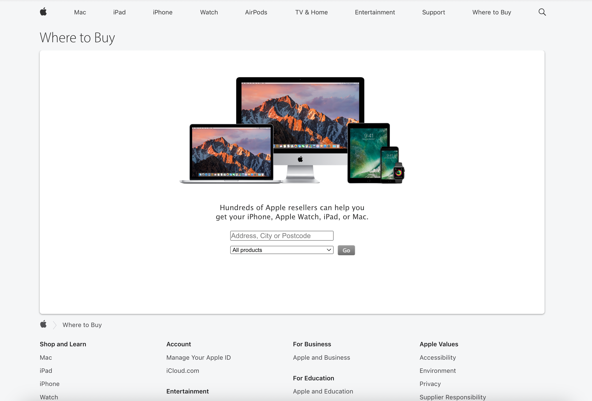 Người dùng hiện tại vẫn chưa thể mua hàng chính thức từ trang web của Apple.